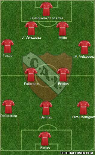 Independiente Formation 2012