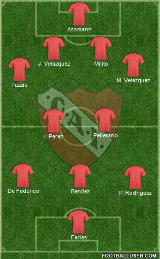 Independiente Formation 2012