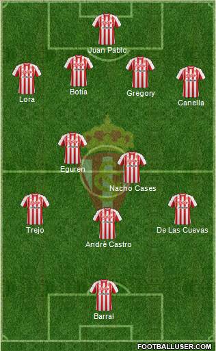 Real Sporting S.A.D. Formation 2012