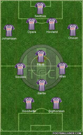 Toulouse Football Club Formation 2012