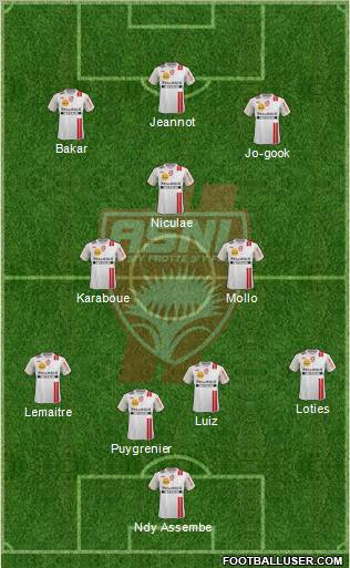 A.S. Nancy Lorraine Formation 2012