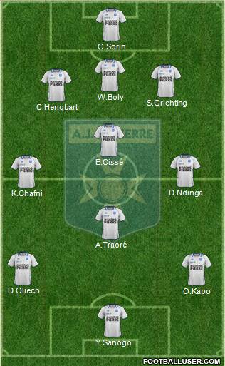 A.J. Auxerre Formation 2012