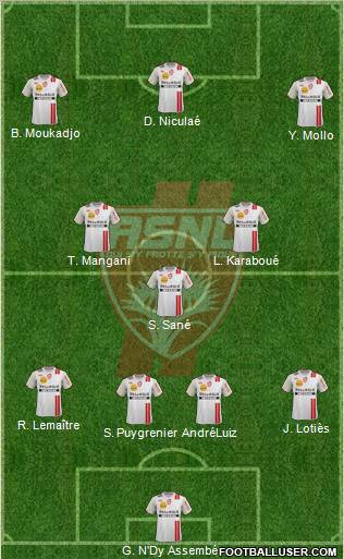 A.S. Nancy Lorraine Formation 2012