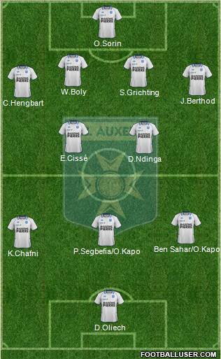 A.J. Auxerre Formation 2012