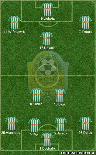 Lechia Gdansk Formation 2012