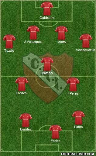 Independiente Formation 2012