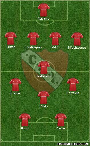 Independiente Formation 2012