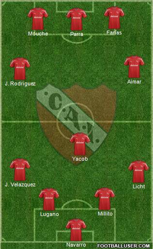 Independiente Formation 2012