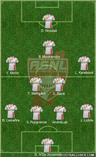 A.S. Nancy Lorraine Formation 2012