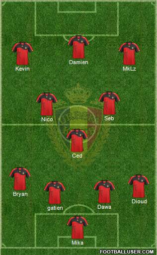 Belgium Formation 2012