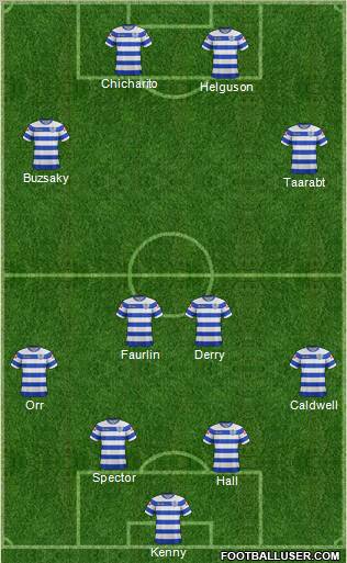 Queens Park Rangers Formation 2012