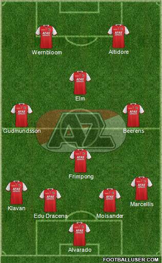 AZ Alkmaar Formation 2012