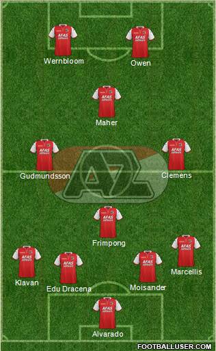 AZ Alkmaar Formation 2012