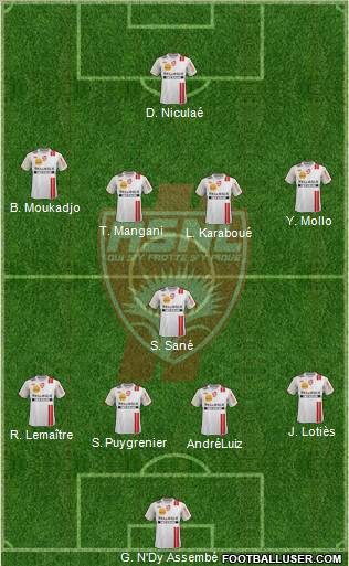 A.S. Nancy Lorraine Formation 2012