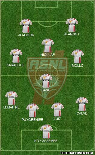 A.S. Nancy Lorraine Formation 2012