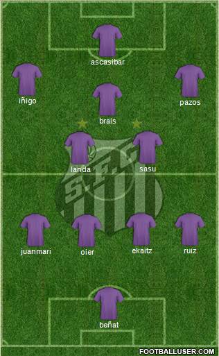 Santos FC Formation 2012