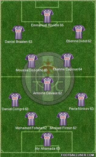 Toulouse Football Club Formation 2012