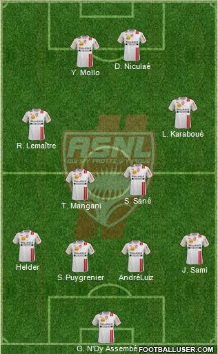 A.S. Nancy Lorraine Formation 2012