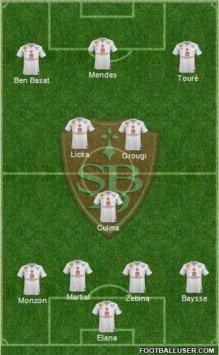 Stade Brestois 29 Formation 2012