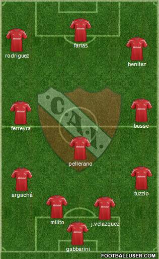 Independiente Formation 2012