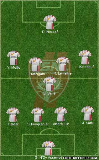 A.S. Nancy Lorraine Formation 2012