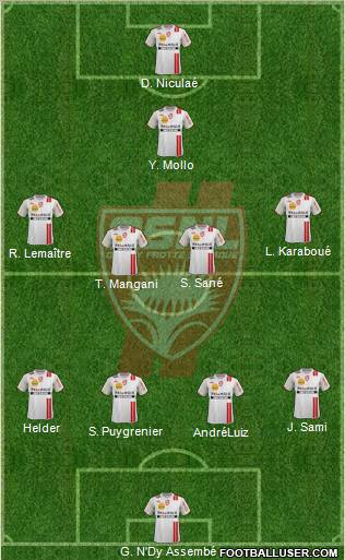 A.S. Nancy Lorraine Formation 2012