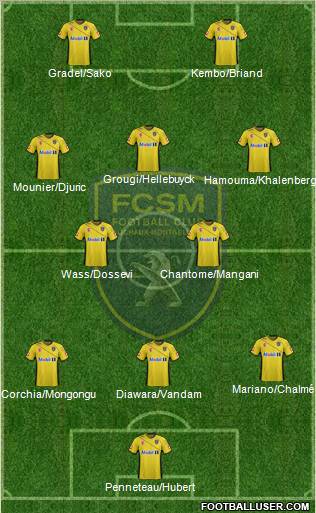 FC Sochaux-Montbéliard Formation 2012