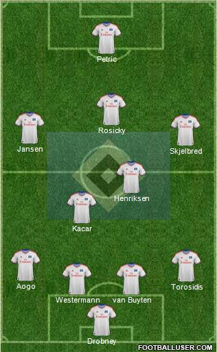 Hamburger SV Formation 2012