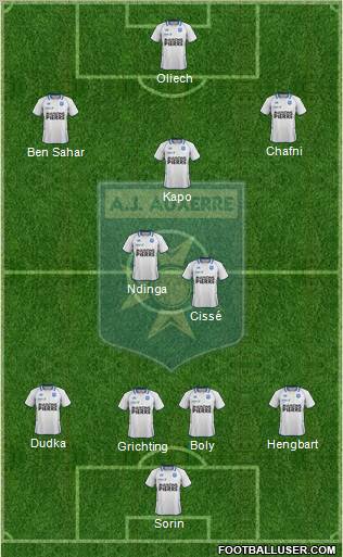 A.J. Auxerre Formation 2012