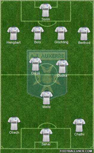 A.J. Auxerre Formation 2012