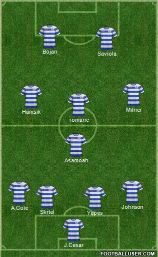 Queens Park Rangers Formation 2012