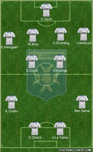 A.J. Auxerre Formation 2012