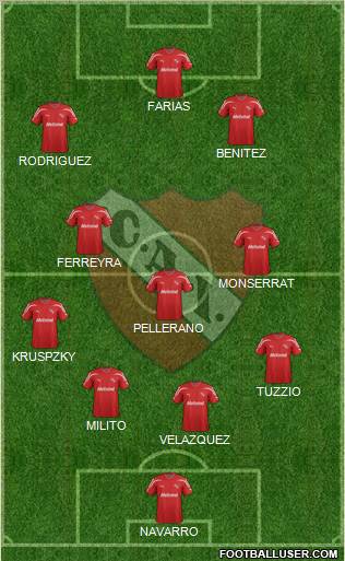 Independiente Formation 2012