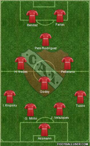 Independiente Formation 2012