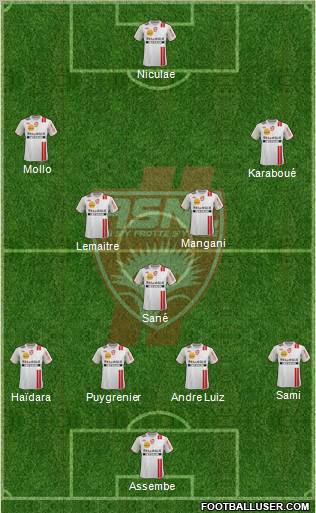 A.S. Nancy Lorraine Formation 2012