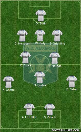 A.J. Auxerre Formation 2012