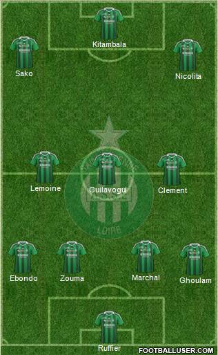 A.S. Saint-Etienne Formation 2012