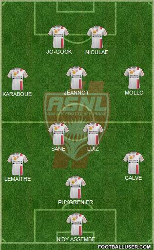 A.S. Nancy Lorraine Formation 2012