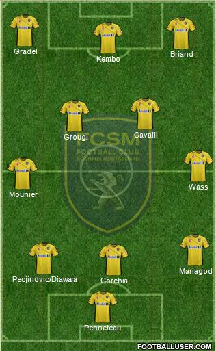 FC Sochaux-Montbéliard Formation 2012