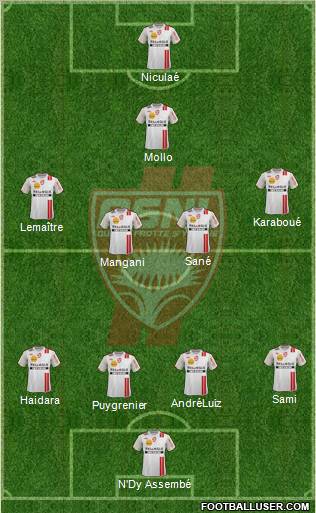 A.S. Nancy Lorraine Formation 2012