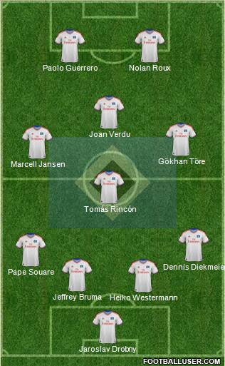 Hamburger SV Formation 2012