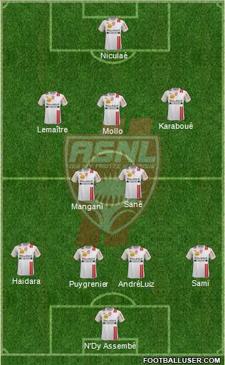 A.S. Nancy Lorraine Formation 2012