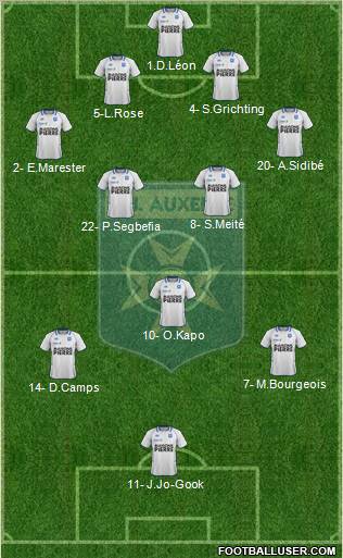 A.J. Auxerre Formation 2012