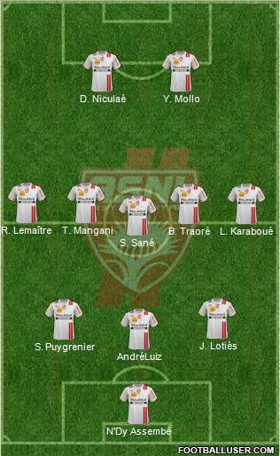 A.S. Nancy Lorraine Formation 2012