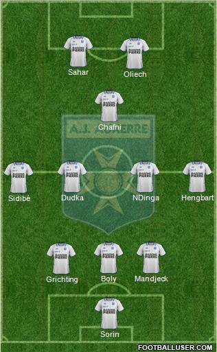 A.J. Auxerre Formation 2012