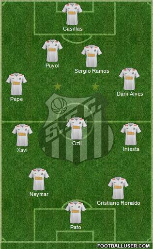 Santos FC Formation 2012