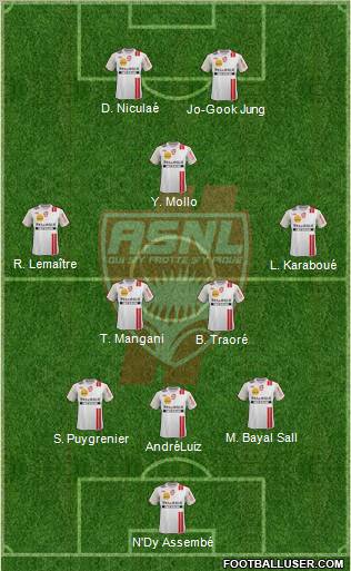 A.S. Nancy Lorraine Formation 2012