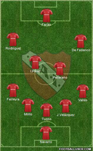 Independiente Formation 2012