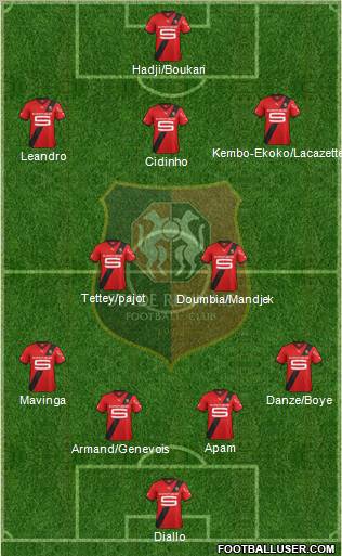 Stade Rennais Football Club Formation 2012