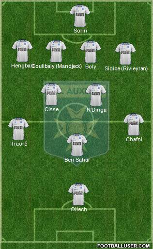 A.J. Auxerre Formation 2012